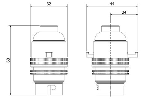 is b22 bayonet standard size.